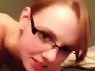 Sexy girl in glasses