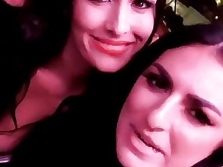 WWE - Sonya Deville, Nikki Bella, and Brie Bella selfie 02